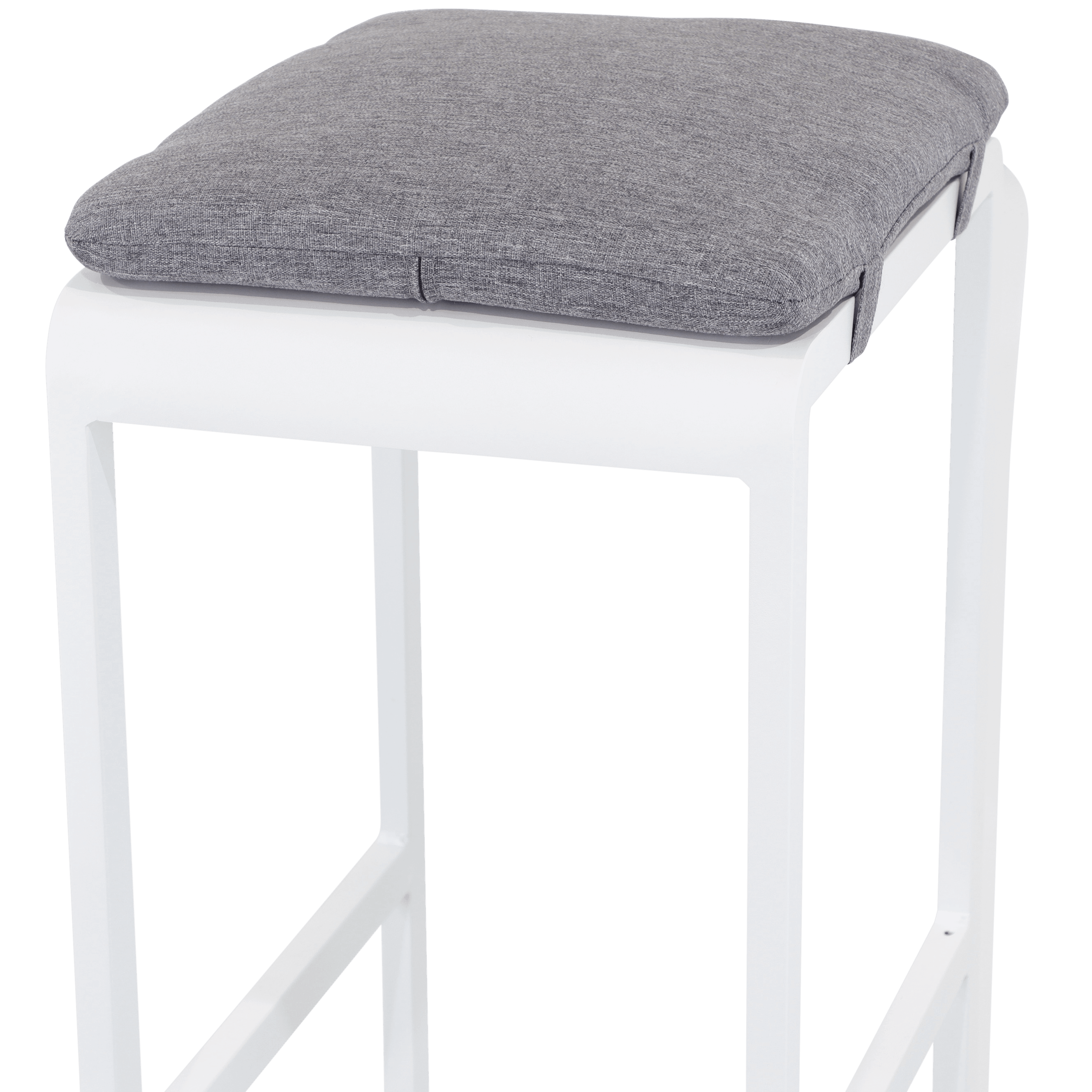 Santorini Barstool in Arctic White - The Furniture Shack