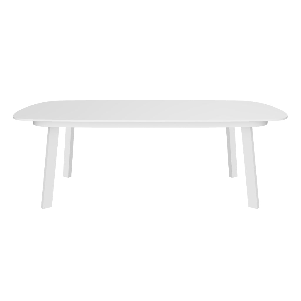 Amalfi Outdoor Coffee Table in Arctic White Aluminium