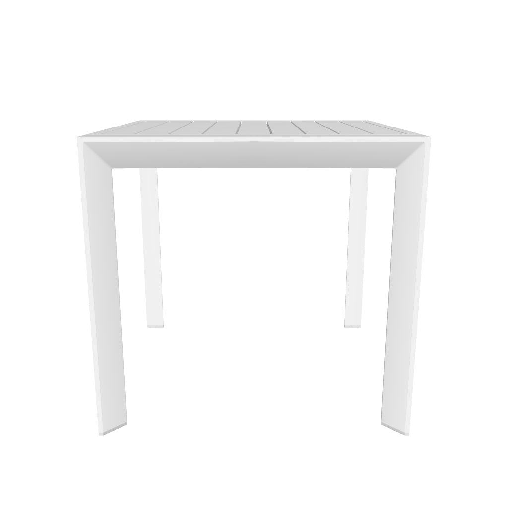 IN STORE ONLY - Bahamas Bar Table in Arctic White Aluminium