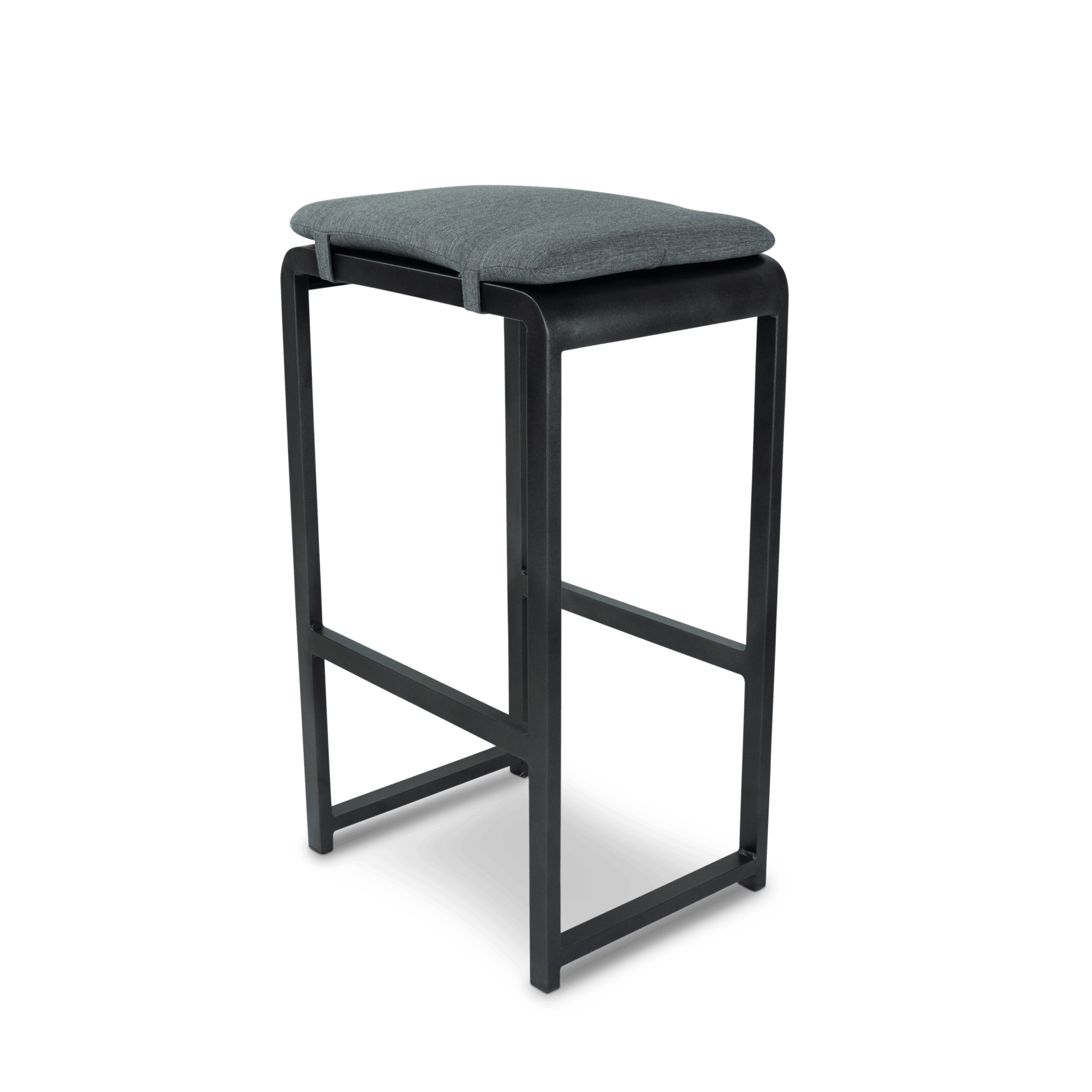 Santorini Barstool in Gunmetal - The Furniture Shack