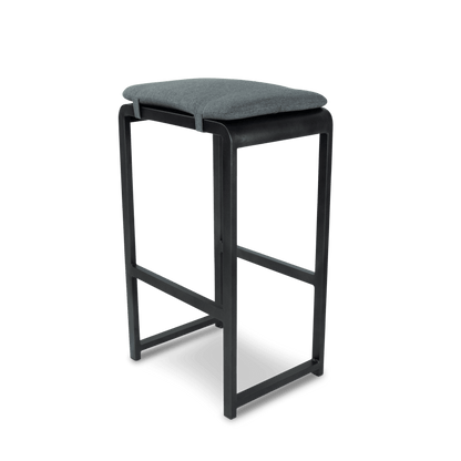 Santorini Barstool in Gunmetal - The Furniture Shack