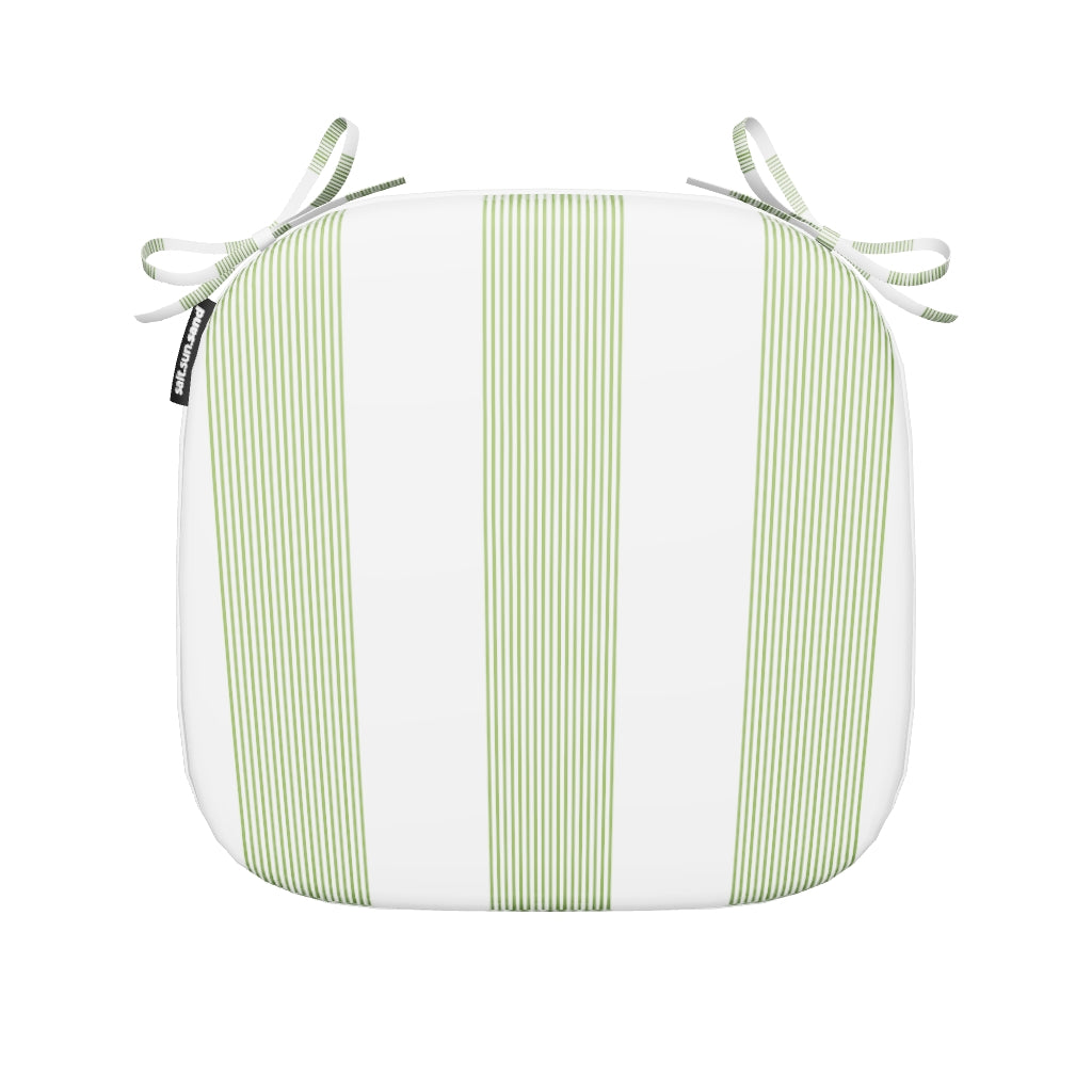 Tahiti Lime Sundae Rounded Chair Pad - 40x42x5cm