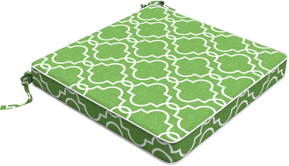 Tahiti Luscious Lime Square Chair Pad - 43x43x4cm - The Furniture Shack