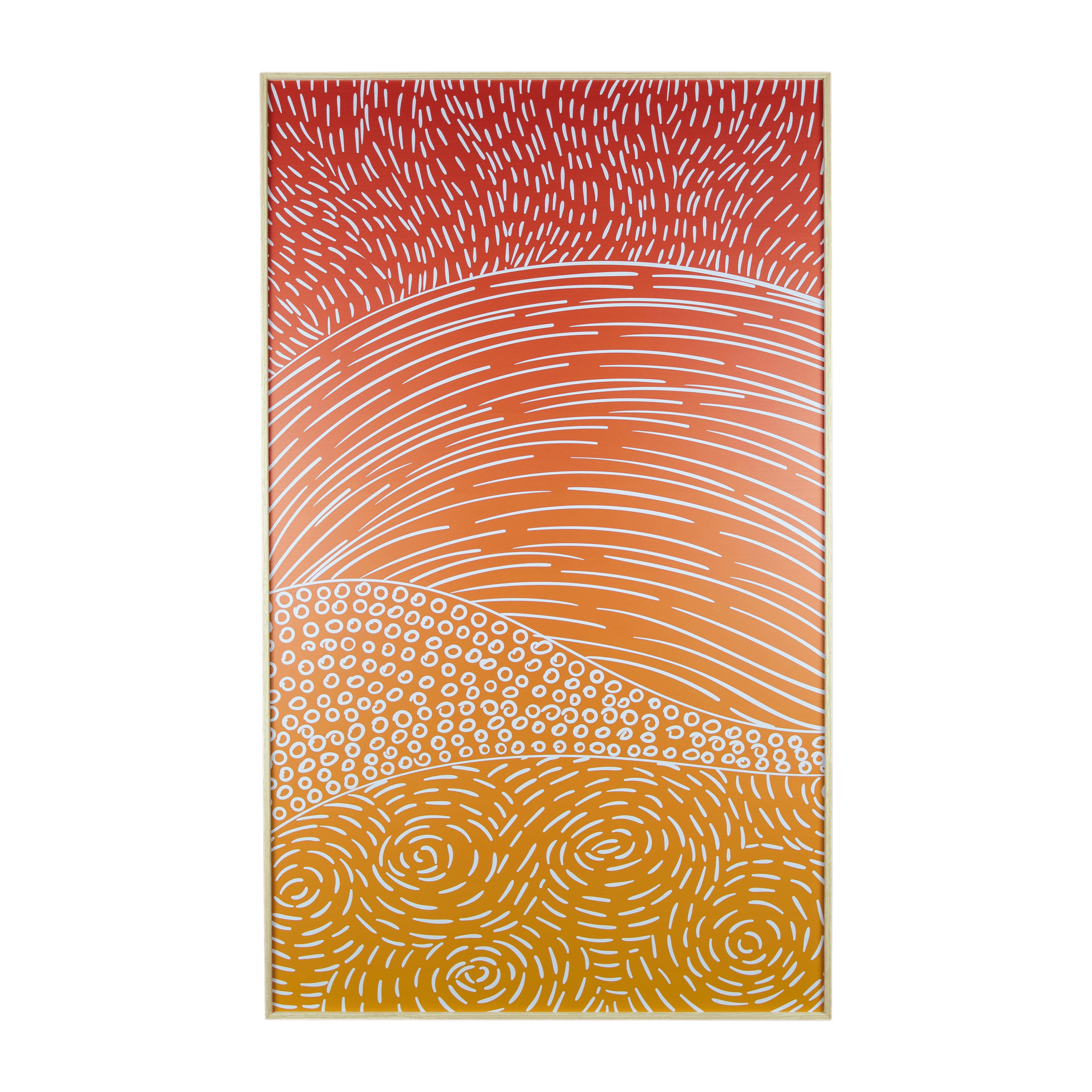 Sunscape - 60 x 100cm Outdoor UV Wall Art with Beech Aluminium Frame - The Furniture Shack