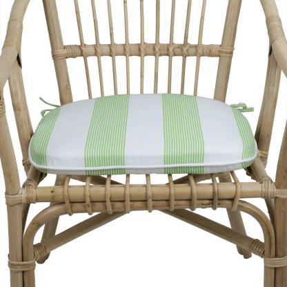 Tahiti Lime Sundae Rounded Chair Pad - 40x42x5cm - The Furniture Shack