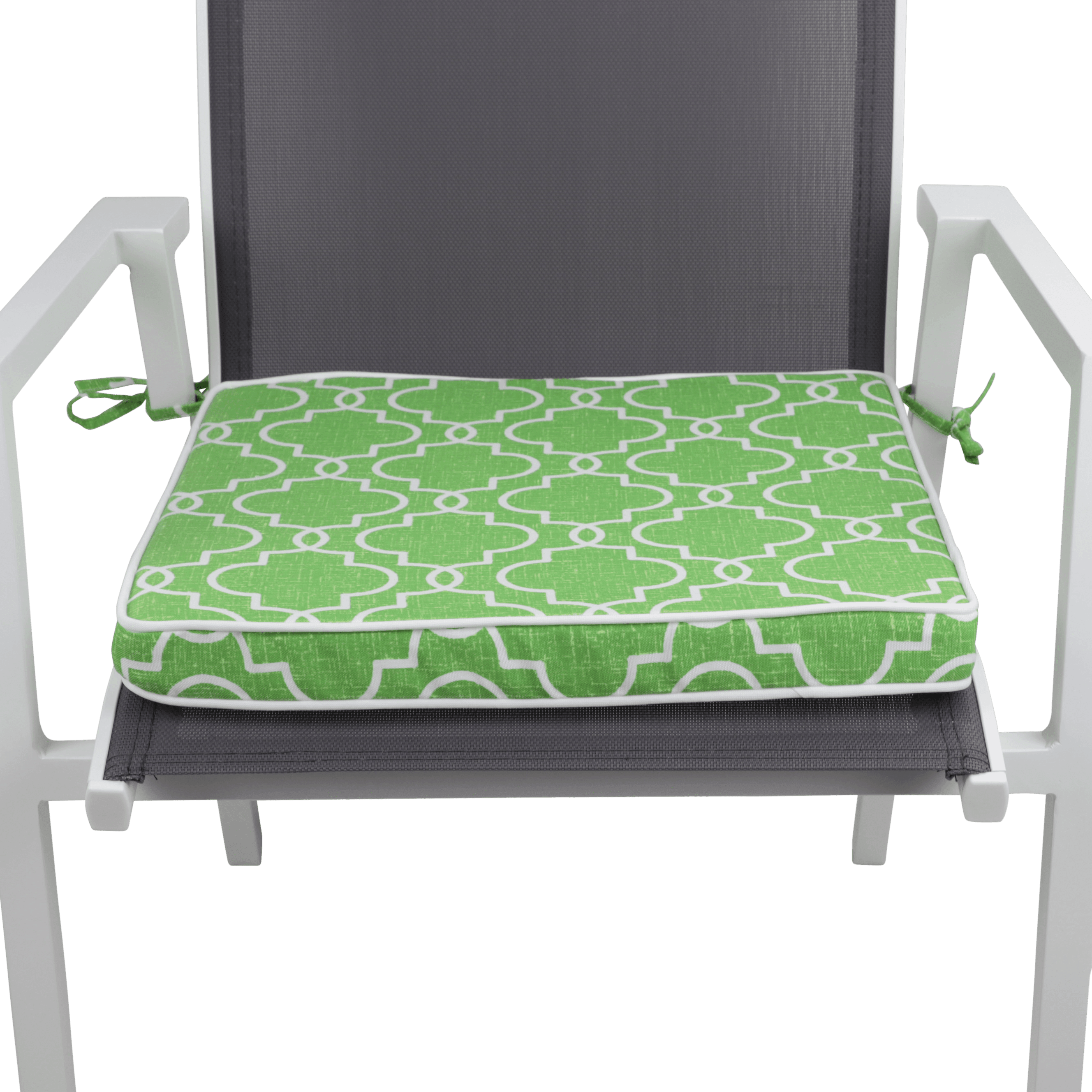 Tahiti Luscious Lime Square Chair Pad - 43x43x4cm - The Furniture Shack