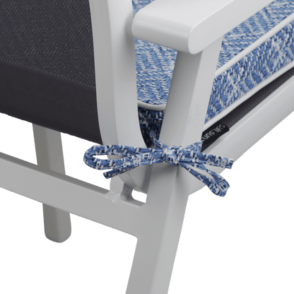 Tahiti Shimmer Square Chair Pad - 43x43x4cm - The Furniture Shack